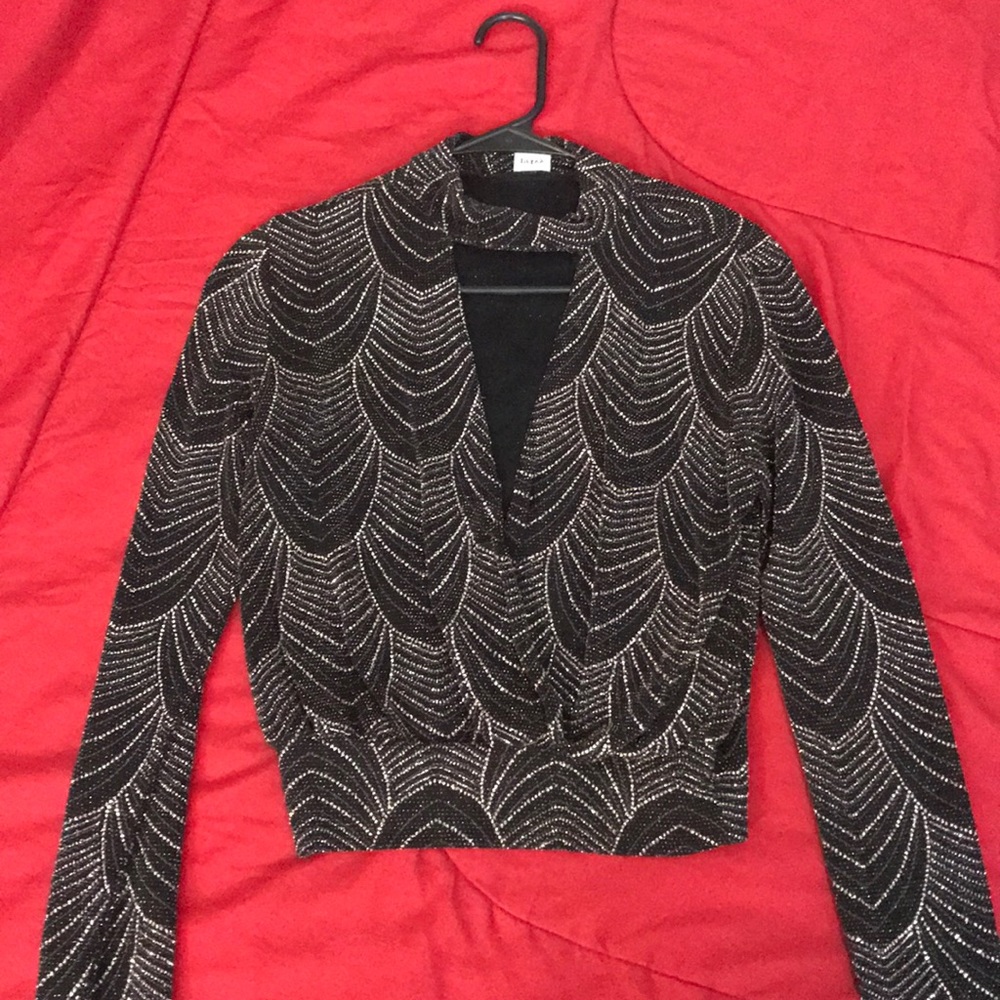 Studded sparkly long sleeve Top